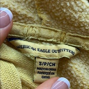 yellow American Eagle hoodie